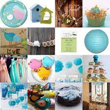 Peach Pizzazz Baby Bird Shower Bird Baby Shower Baby Shower Fun Creative Baby Shower