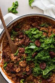 Chorizo Risotto With Kale Recipe Chorizo Risotto Recipetin Eats Chorizo