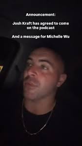 Announcement 📣: @joshkraftboston has agreed to come