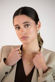 Gold Plated Luz Cross Pendant