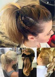 Ponytail Hairstyles For Medium Length Hair Updos For Medium Length Hair Hair Lengths Medium Length Hair Styles