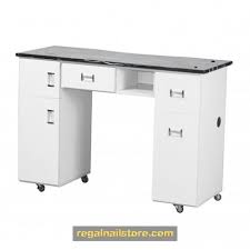 Canterbury Manicure Table White B Manicure Table Nail Salon Furniture Salon Furniture