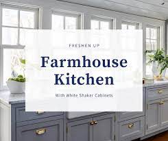 Here's the rub— white shaker kitchen cabinet works on the principle of clean line and minimal designing that can sit comfortably with any modern touches. Freshen Up A Farmhouse Kitchen With Shaker Cabinets Best Online Cabinets