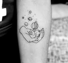 Fun Twist On The Solar System Tattoo On We Heart It