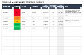 Timevalue ignores dates if present in a text . Free Equipment Schedule Templates Smartsheet
