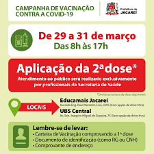 Então, seriam r$ 18 bilhões por dois meses. Campanha De Vacinacao Contra Covid 19 Em Jacarei Seguira Com Aplicacao De Segunda Dose Do Imunizante Entre Segunda 29 E Quarta 31 Prefeitura Municipal De Jacarei