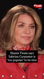 Sabrina Carpenter doesn't have to be as sweet as she is… but that's just  her! ❤️ While Shania Twain was talking about her “All Dressed Up” collab  with McDonald's, she had to