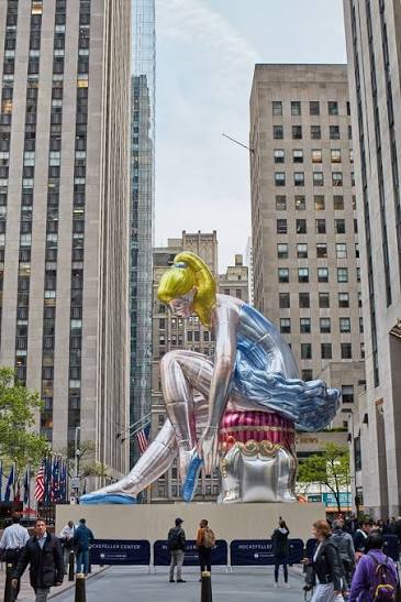 Work by Jeff Koons