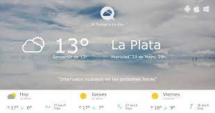 Todos ellos cuentan con una trayectoria dilatada en el. Tiempo En La Plata Pronostico Del Tiempo A 14 Dias Los Datos Sobre El Tiempo Temperatura Velocidad Del Viento La Hum Pronostico Del Tiempo Tiempos Viento