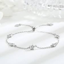 Check spelling or type a new query. Buy Star Bracelets For Girls 925 Sterling Silver Stars Bracelets Teens Girls Star Adjustable Bracelets Stars Jewelry Gifts Online In Indonesia B092hml6nd