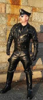 Great Example Of The Breeches And Leather Uniform Fan Club Bluf Chicago Dress Code Wear Your Leather A Leather Jacket Men Black Leather Jeans Leather Jacket