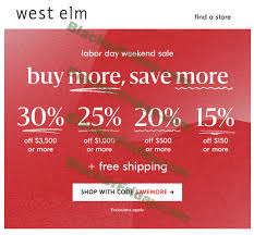 The more items you buy, the better price you get. West Elm Labor Day Sale 2021 Blacker Friday
