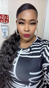 Thank you to my babygirl Alysha Graves for my slick back ponytail with my  side swoop!🔥🥰🔥🥰🔥🥰❤️💚🤍