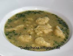 Grunkernsuppe Mit Butterschwammle Suppe Suppeneinlagen Rezepte