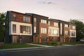 Maison Neuve Condo Neuf Maison Jumelee Maison De Ville Gbd Construction Modern Farmhouse Exterior Farmhouse Exterior House Exterior