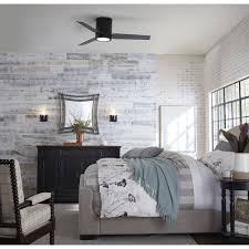 The right size ceiling fan will do more than just keep rooms cooler in warm months and warmer in the cooler ones. Braden Collection 44 3 Blade Matte Black Led Mid Century Modern Indoor Hugger Ceiling Fan P250058 031 30 Progress Lighting