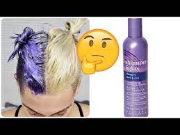 Power Of Shimmer Lights Purple Shampoo Maintain Gray Hair How To Get Grey Hair Youtube Purple Shampoo Shimmer Lights Best Purple Shampoo