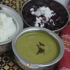 There are many different variations of poha; Beetroot Leaves Tambli Aayis Recipes