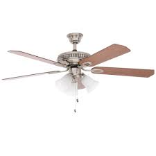 Turn off the century ceiling fan is one of the most famous brands for appliances. Hampton Bay Glendale 52 In Brushed Nickel Ceiling Fan Walmart Com Walmart Com