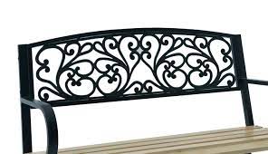 Some of the finest wrought iron benches are from the regency period, with delicate strapwork, often curved and reeded, these are unfortunately rare. 3 Seater Cast Iron Garden Outdoor W Floral Design Back Park Bench Seat Furniture 5060497648159 Ebay