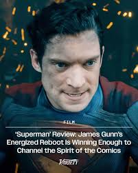 James Gunn's “Superman” is a loopy, emotional reboot that reimagines the  Man of Steel as vulnerable and humane. David Corenswet shines, Nicholas  Hoult's Luthor is chilling, and the film's chaos is both