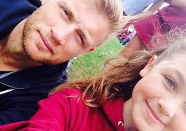 England cricketer Freddie bowls over young netball players at tournament