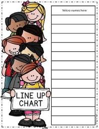 Class Line Up Chart Freebie Classroom Fun Teaching Kindergarten Preschool Classroom