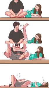 Pinterest Cikolatadenizi Instagram Gyung Studio Historieta De Amor Dibujos Animados De Pareja Humor De Parejas
