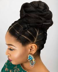 9 Hairstyles For Nigerian Women Natural Hair Bun Styles Natural Hair Updo Hair Styles