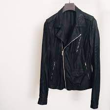 Rick Owens Blistered Lamb Sphinx Stooges Softfocvs Jackets Leather Jacket Fashion