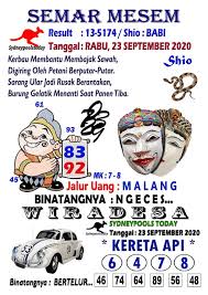 Prediksi Syair Sydney 23 September 2020 Keraton4d