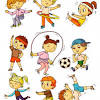 Guardarguardar deportes para niños para más tarde. 1