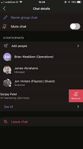 Click the … icon for more options and click on edit or delete. Remove Participants From A Teams Group Chat Office 365 For It Pros