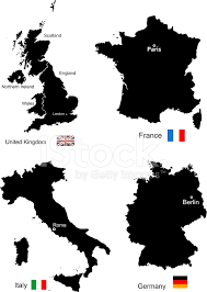Alemania, francia e italia rechazaron esta noche la demanda de donald trump de renegociar el acuerdo de parís sobre el cambio climático, según manifestaron en un comunicado conjunto tras el. Mapas De Reino Unido Francia Italia Y Alemania Vectores En Stock Freeimages Com
