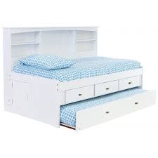 Maybe you would like to learn more about one of these? White Twin Bookcase Daybed With 3 Drawers And Trundle