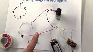 How To Wire Up Led Lights With A Battery Basic Wiring Guide Youtube