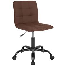 Carnegy Avenue Brown Fabric Office Desk Chair Cga Ds 231688 Br Hd The Home Depot