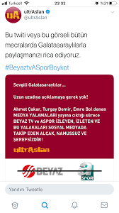 Fenerbahçe gs'yi geride bırakarak şampiyon olacak! Ultraslan Medyaya Cephe Aldi Ahmet Cakar Turgay Demir Emre Bol Oldugu Surece Beyaz Tv Ve A Spor Izlemeyin Futbol Medya