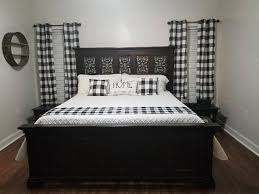 Black And White Buffalo Check Curtains With Grommets Black And White Buffalo Check Curtains Grommet 84 96 108 Etsy Buffalo Plaid Bedroom Redecorate Bedroom Buffalo Check Curtains