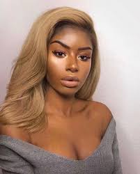 Creating this section, namely, wedding hairstyles we aimed to help future brides to be memorable. Blonde Hair On Black Women Blonde Hair Black Girls Blonde Natural Hair Hair Color For Black Hair