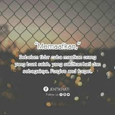 Untuk setiap orang yang kamu maafkan, kamu berarti telah menyembuhkan setiap lukamu sendiri. Tumblr