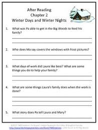 Little House In The Big Woods Book Study Novel Studies Third Grade Reading