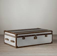 Free shipping on orders over $35! Mayfair Steamer Trunk Coffee Table Brushed Steel