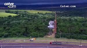 Nuvens carregadas anunciam a chegada da chuva em Cascavel