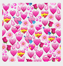 Wallpaper emoji iphone love latar hitam. Aesthetic Heart Background Emoji Largest Wallpaper Portal
