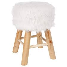 The white faux fur round footstool is perfect for adding texture to your home. Round Faux Fur Stool Stable And Strong Colour White Buy Online In Maldives At Maldives Desertcart Com Productid 74703126