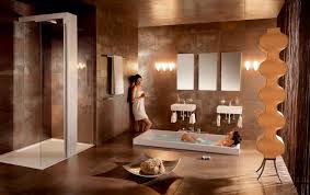 Spa like bathroom features small nook filled with shelves over marble clad bathtub. 25 Ultra Modern Spa Bathroom Designs For Your Everyday Enjoyment