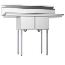 Check spelling or type a new query. Koolmore 48 Inch Two Compartment Stainless Steel Commercial Kitchen Prep Sink On Sale Overstock 27453596