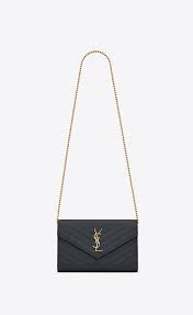 Women S Mini Bags Iconic Saint Laurent Ysl Wallet Chain Embossed Leather Saint Laurent Bag Mini