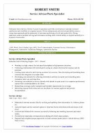 The automotive service advisor has a lot of duties to perform from time to time. Service Advisor Resume Samples Qwikresume